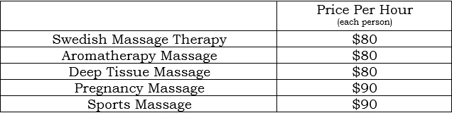 Massage Price